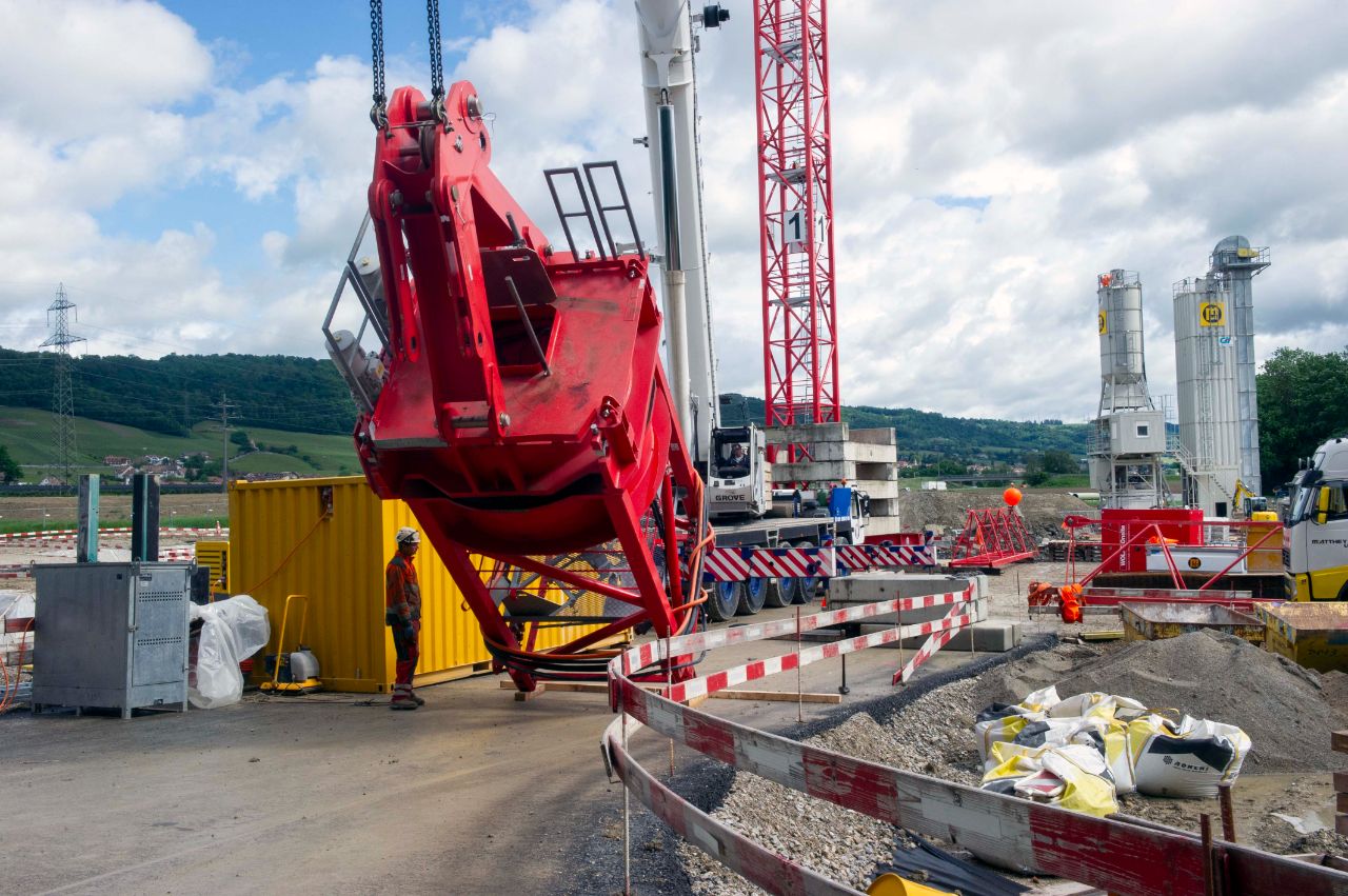 Chantier Lavasson - Arrivée de la grue - Mai 2026