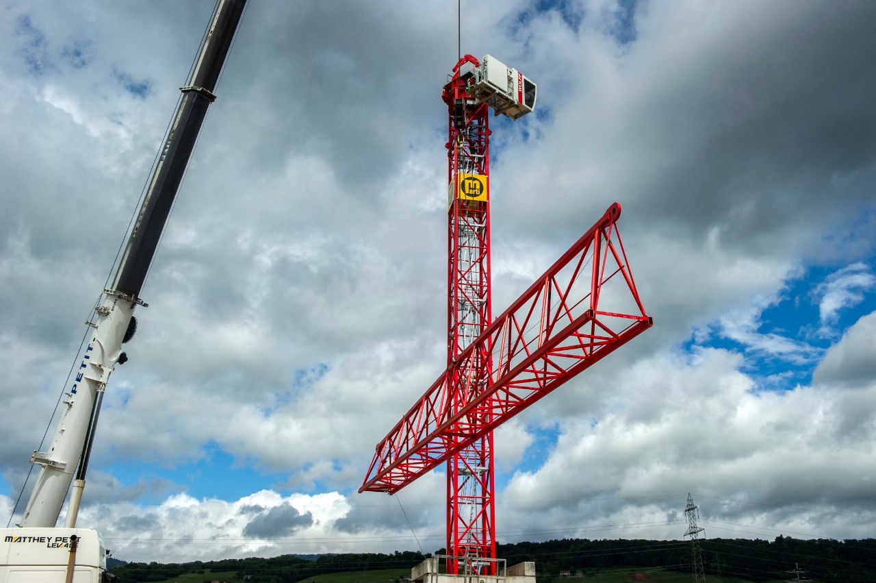 Chantier Lavasson - Arrivée de la grue - Mai 2026